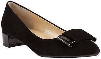 Peter Kaiser Pete Kaiser Joan Pointed Leather Court Shoes, Black