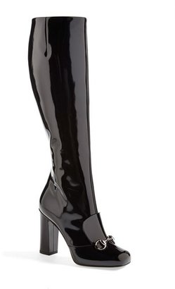 Gucci 'Lillian' Horsebit Knee High Boot (Women)