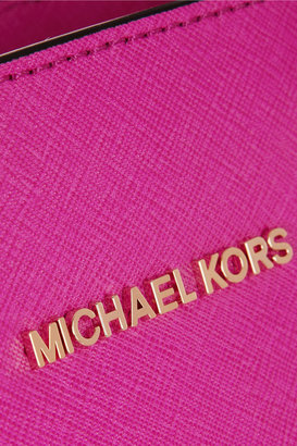 MICHAEL Michael Kors Selma large color-block textured-leather tote