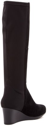 Cobb Hill Rockport Total Motion 60MM Tall Stretch Wedge Boot - Wide Width Available