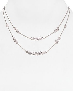 Nadri Star Cluster Double Necklace, 16