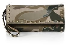Valentino Camouflage Wristlet Wallet