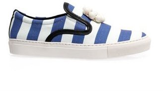 Mother of Pearl TRAINERS TRAINER CANVAS STRIPE Blue