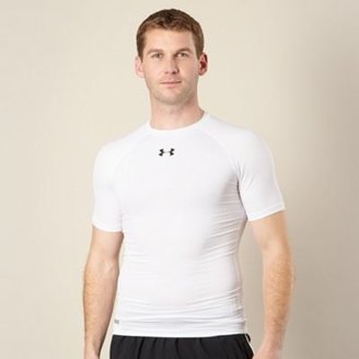 Under Armour White heat gear sonic compression top