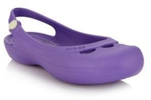 Crocs Bright purple slingback sandals