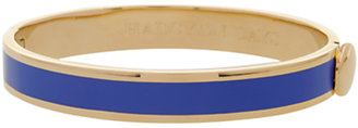 Halcyon Days Halycon Days 18ct Gold Plated Enamel Hinged Bangle