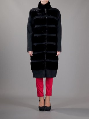 Lanvin mid length mink fur coat