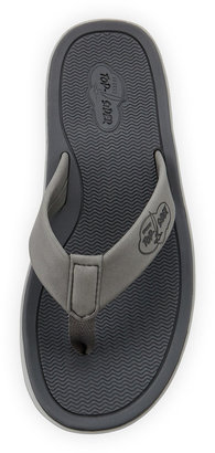 Sperry Men's Rubber Flip-Flop Sandal, Gray