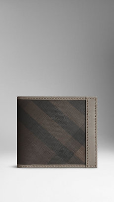 Burberry Smoked Check Wallet