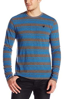 Zoo York Men's Alpha Jersey Long Sleeve Yarn Dye Knit Shirt