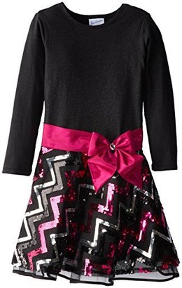 Jayne Copeland Big Girls' Sequin Mesh Skirt