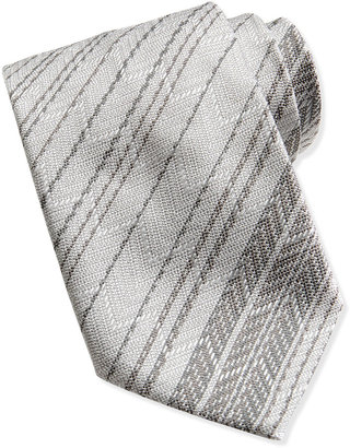 Missoni Zigzag Knit Tie, Black/White