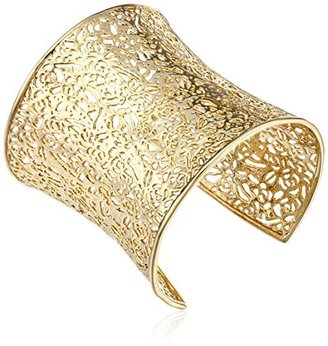 Kendra Scott Ainsley "Filagree" 14k Gold-Plated Cuff Bracelet