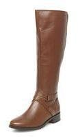 Dorothy Perkins Womens Tan leather riding boots- Tan