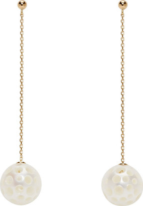 Melanie Georgacopoulos Gold Drilled Pearl Tasaki Edition Earrings