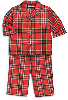 Hartstrings Infant's Two-Piece Plaid Flannel Pajamas