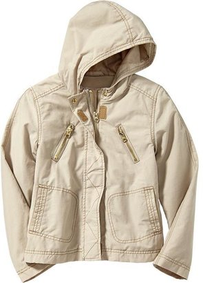 Old Navy Girls Cropped Utility Parkas