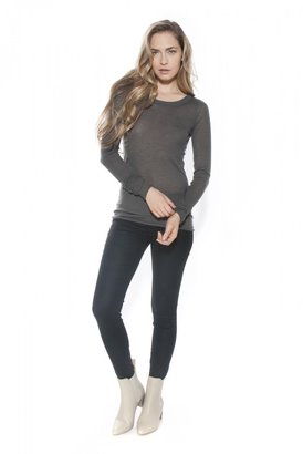 Enza Costa Long Sleeve Cashmere Crew