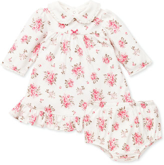 Little Me Baby Girls' 2-Piece Floral Print Dress & Panties Set