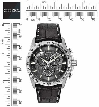 Citizen Eco-Drive Perpetual Chrono A.T Radio-Controlled Strap Mens Watch