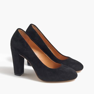 j crew black pumps