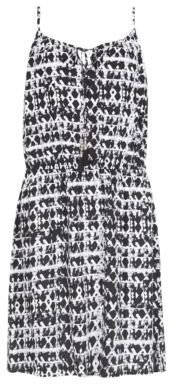 Marks and Spencer M&s Collection Monochrome Abstract Print Dress