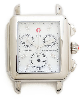 Michele Deco Diamond Dial Watch