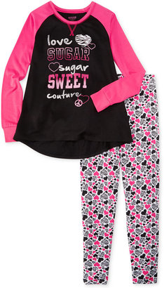 Sugar Sweet Couture Girls' or Little Girls' 2-Piece Pajamas