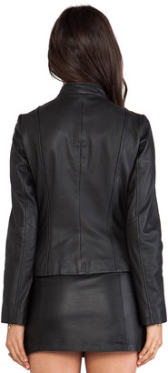 Soia & Kyo Dree Leather Moto Jacket