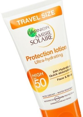 Garnier Ambre Solaire Ambre Solaire Ultra-hydrating Sun Cream SPF50+ 50ml Travel