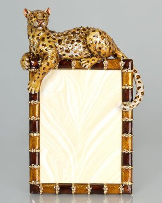 Jay Strongwater Leopard 5" x 7" Frame