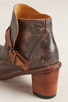 Anthropologie Standoff Belted Boots