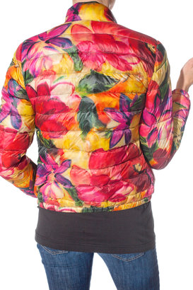 Moncler Lan Floral Printed Quilted Jacket