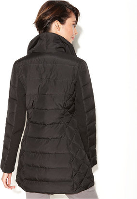 INC International Concepts Asymmetrical Quilted Puffer