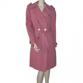 Chanel Pink Cotton Trench coat