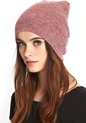 Forever 21 FOREVER 21+ Heathered Ribbed Knit Beanie