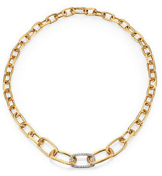 Marco Bicego Murano Diamond & 18K Yellow Gold Link Necklace
