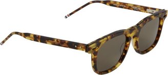 Thom Browne Rounded-square-frame Sunglasses-Brown