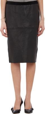 Isabel Marant Stretch-Leather Pencil Skirt