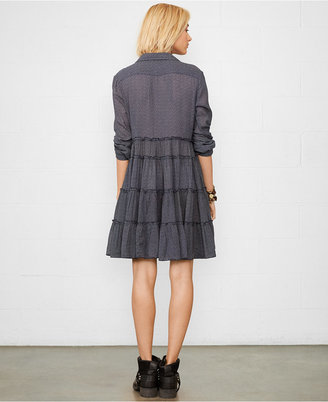 Denim & Supply Ralph Lauren Long-Sleeve Four-Tiered Dress