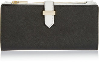 Rebecca Minkoff Sage two-tone textured-leather wallet