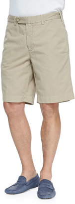 Vince Mason's Jeans Cotton-Linen Blend Shorts, Tan