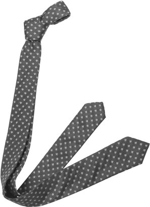 Christian Dior Narrow Bee Logo Silk Tie