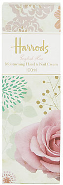 Harrods English Rose Moisturising Hand & Nail Cream (100ml)