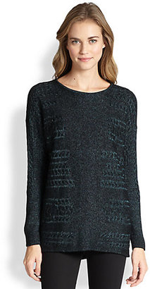 Lafayette 148 New York Cable-Detail Sweater