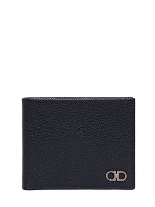 Ferragamo Ten-Forty Grained Leather Wallet