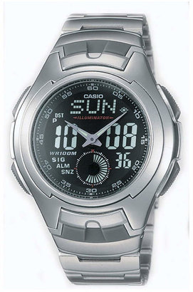 Casio Mens Gray Strap Watch-Aq160wd-1bv