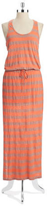 C&C California Block Striped Maxi Dress