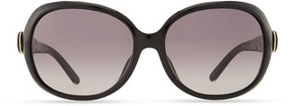Chloé Calla Rounded Sunglasses, Black