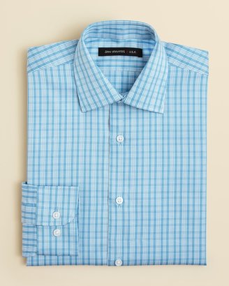 John Varvatos Boys' Striped Check Woven Shirt - Sizes 8-20